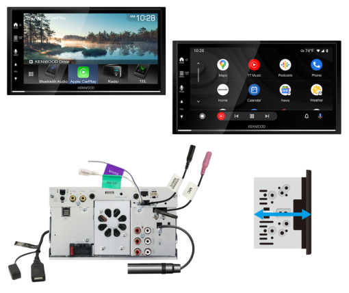 Kenwood DMX7522s wireless Android Auto/CarPlay stereo - Image 9