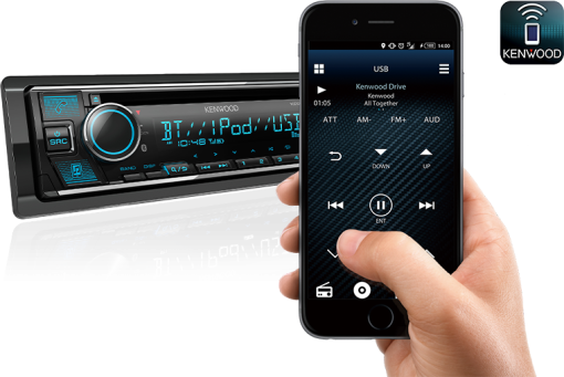 Kenwood KDC-BT660U Bluetooth CD stereo - Image 3